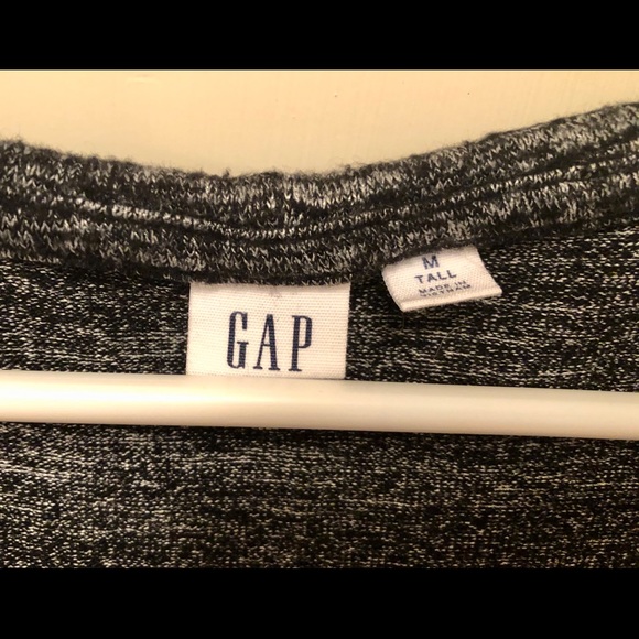 Black Marl Cardigan with Hood - Picture 3 of 4